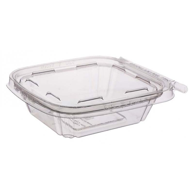 Plastmasas iepakojums ar piekausētu vāku