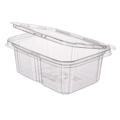 Plastmasas iepakojums ar piekausētu vāku