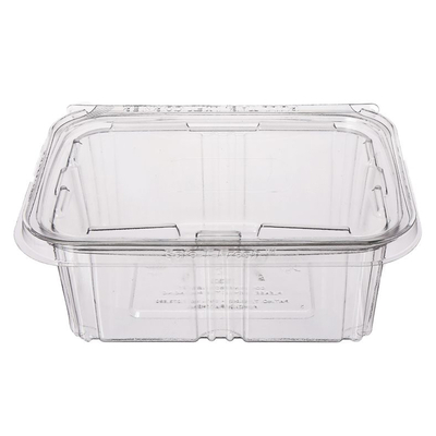 Plastmasas iepakojums ar piekausētu vāku