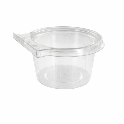Plastmasas iepakojums ar piekausētu vāku