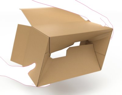 Kastes ar automātisko pamatni un līmlenti