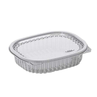 Plastmasas iepakojums ar piekausētu vāku