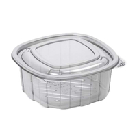 Plastmasas iepakojums ar piekausētu vāku