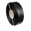 SPRIEGOŠANAS PP-STRAP, ruļļa izmērs 15mmx0.65mmx2000m, serdes diametrs 200mm, melna, pārraušanas spēks 240kg