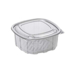 Plastmasas iepakojums ar piekausētu vāku