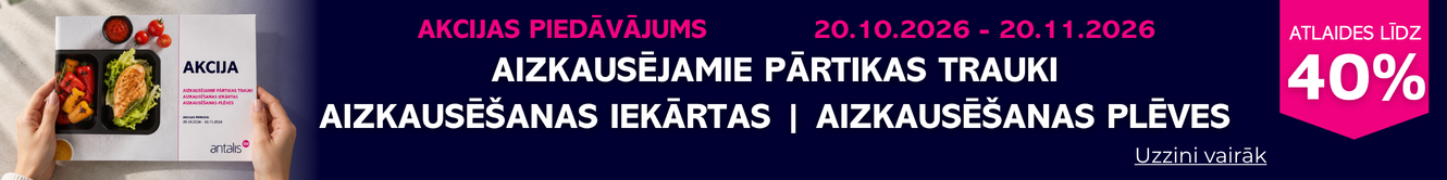 Aizkausējamie pārtikas trauki