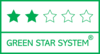 [G4]-Divas zvaigznes Green Star System produkta marķējumā norāda, ka šim produktam ir FSC® vai PEFC™ sertifikāts, vai tā sastāvā ir vismaz 50% otrreizējās pārstrādes šķiedras. Bet tas nav ražots uzņēmumā, kurā ieviestas ISO 14001 standarta prasības un/vai uzņēmumā, kura produkcijai ir piešķirts ES ekomarķējums, vai Nordic Swan ekomarķējums. Lai uzzinātu vairāk, klikšķiniet uz logo.